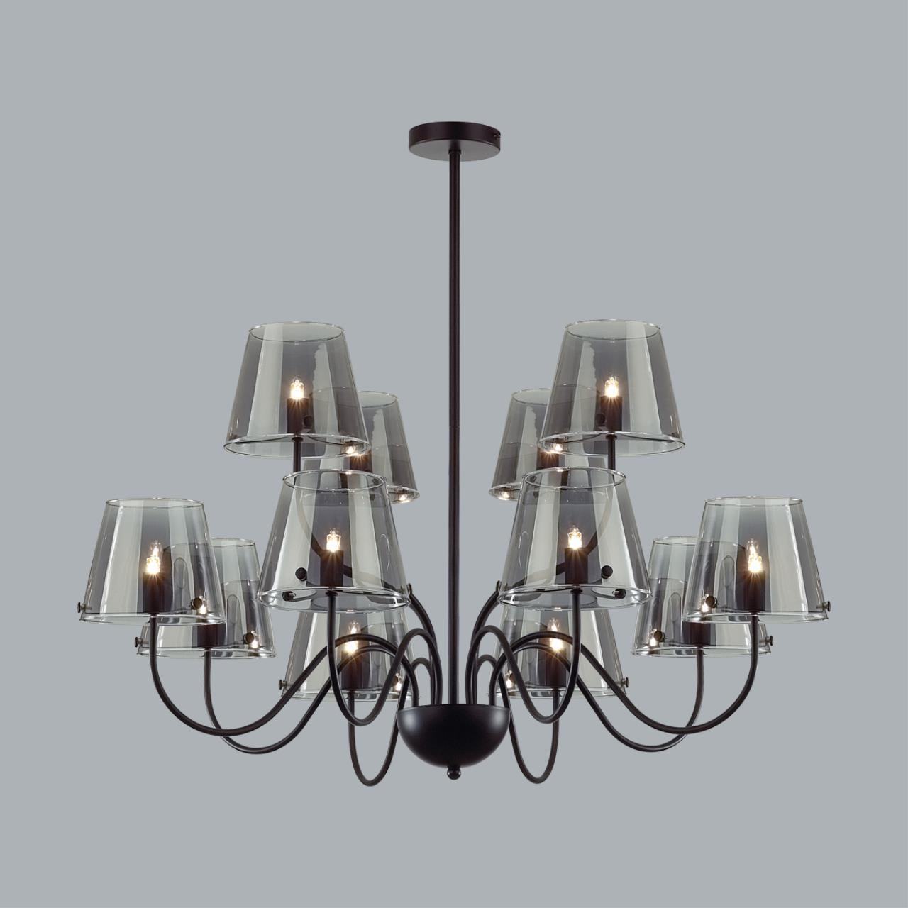 Люстра потолочная Lumion SMOKY 6570/12C MODERNI