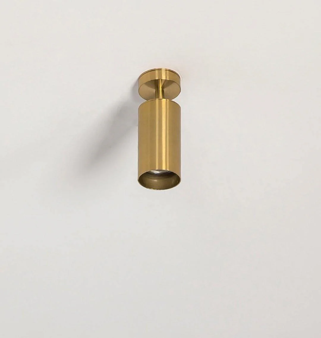 Потолочный светильник Cylinder Brass Series - 4 источника света ∅85см х 17см, латунь