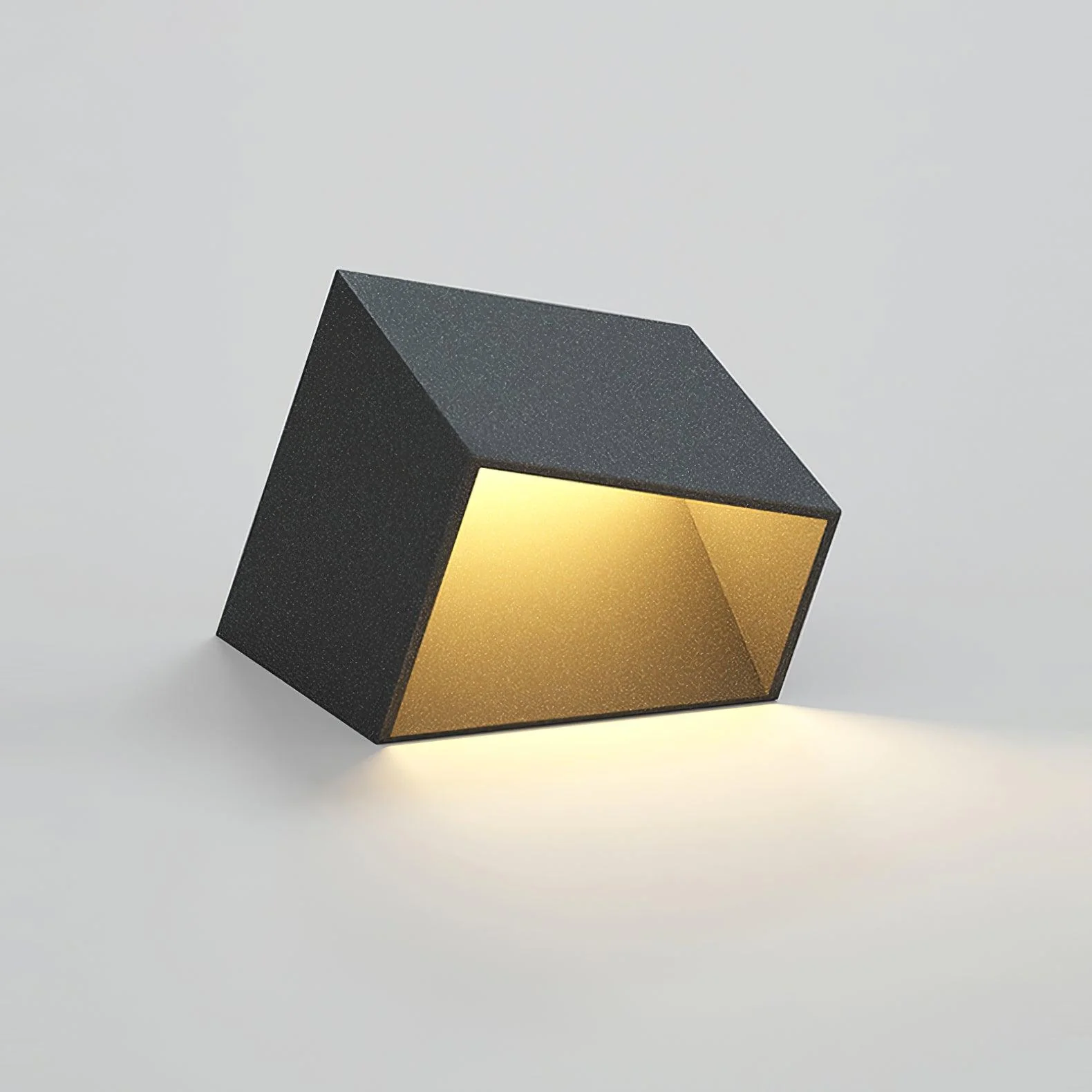 Уличный светильник Cube Garden - ∅31см x 22см, черный, теплый свет