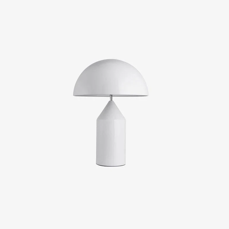 Настольный светильник Atollo Metal - ∅25см x 35см, матовый белый