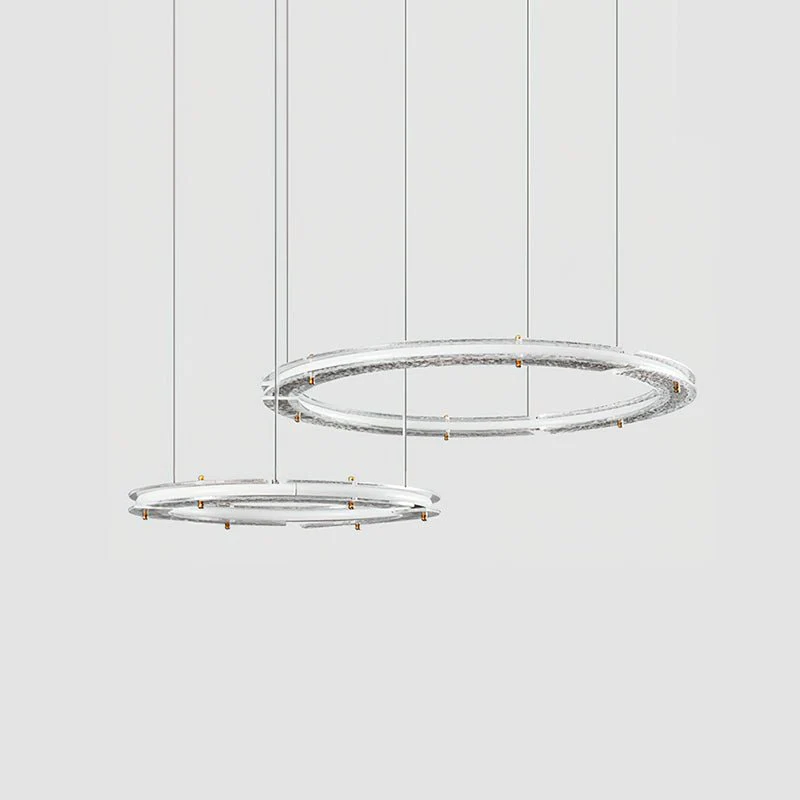 Люстра Celestial Rings - ∅43см х 150см, латунь, 3000-6500К