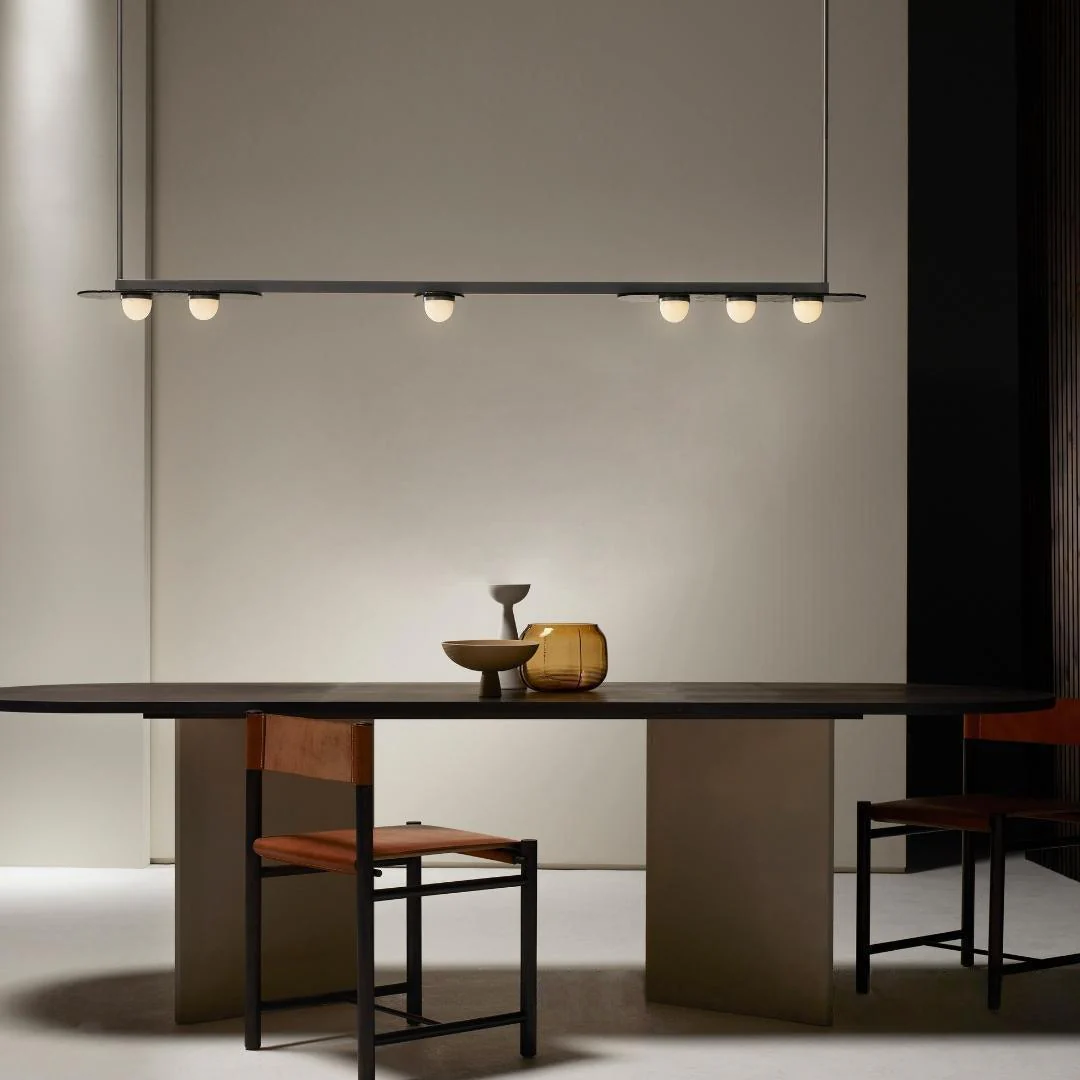 Люстра Modulo Horizontal - 138см x 88см x 80см, золотой, холодный свет