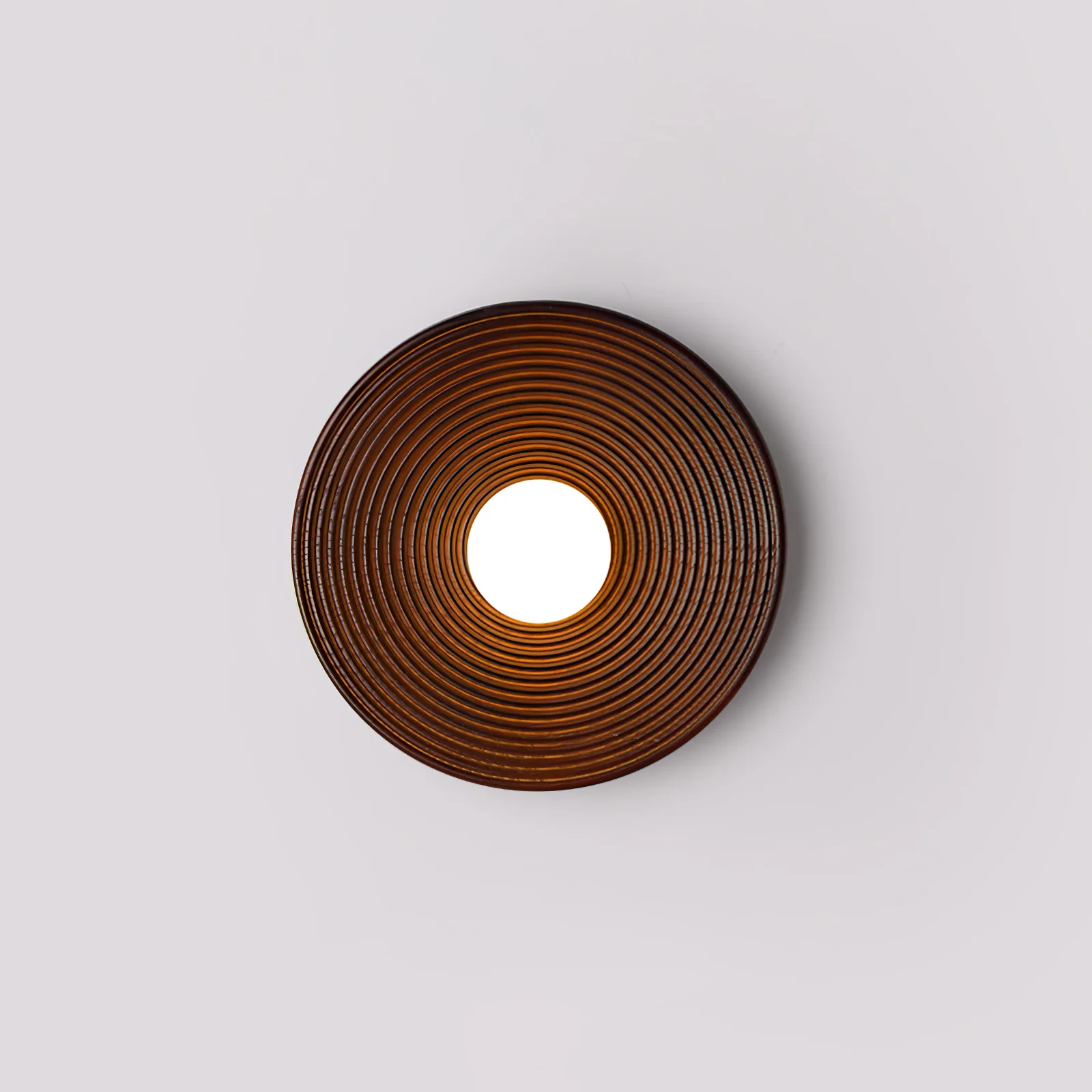 Lumina Contour Wooden Sconce - ∅ 11.0″ / Dia 28cm Set of 2 / Wood color