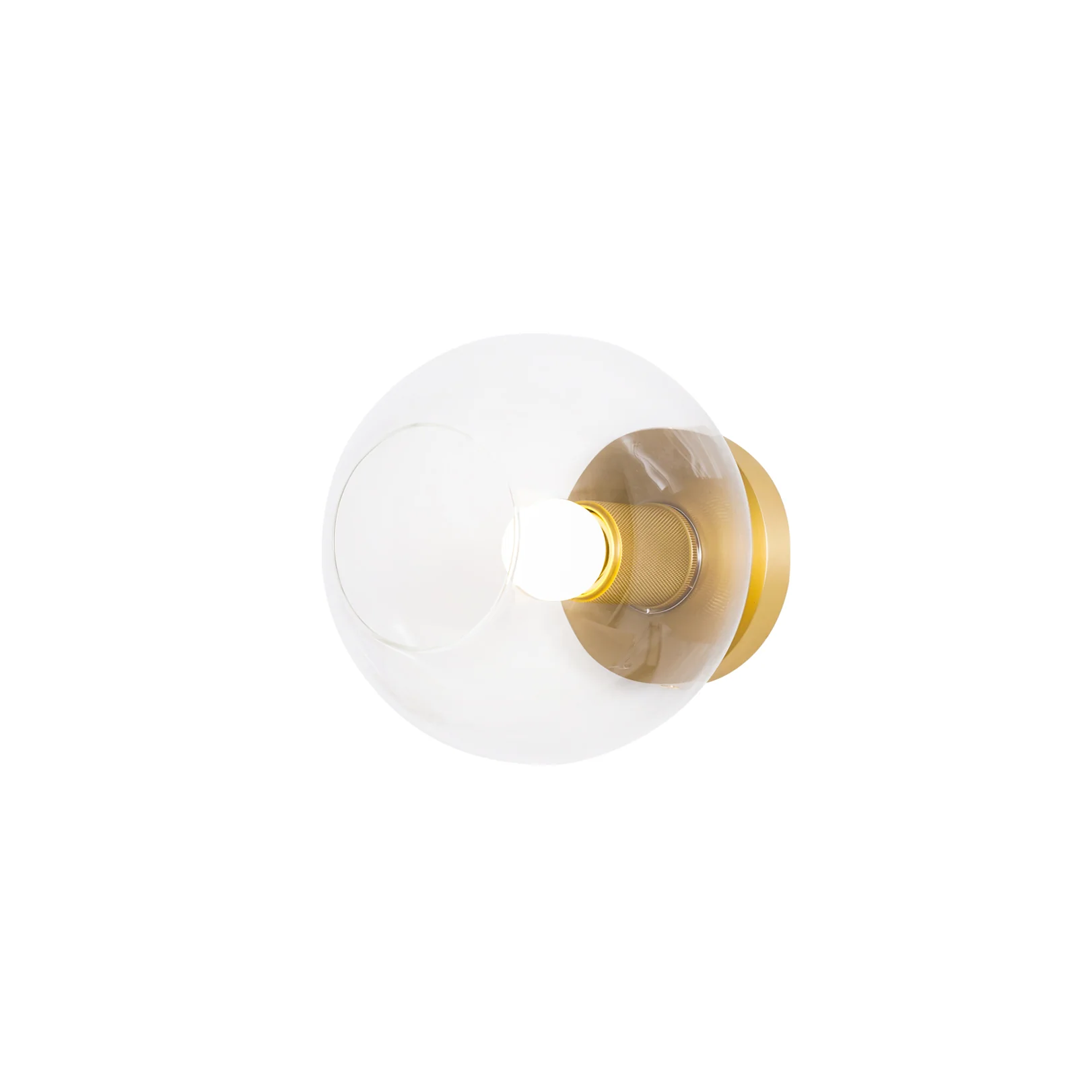Потолочный светильник Simple Style Flush Mount - ∅12см x 18см, латунь