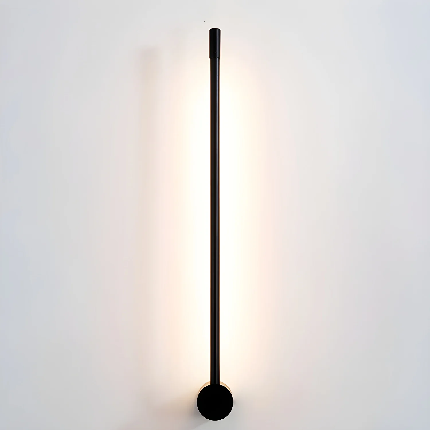 Linear LED Wall Light - Model C Set of 2 / Black / Cold Light