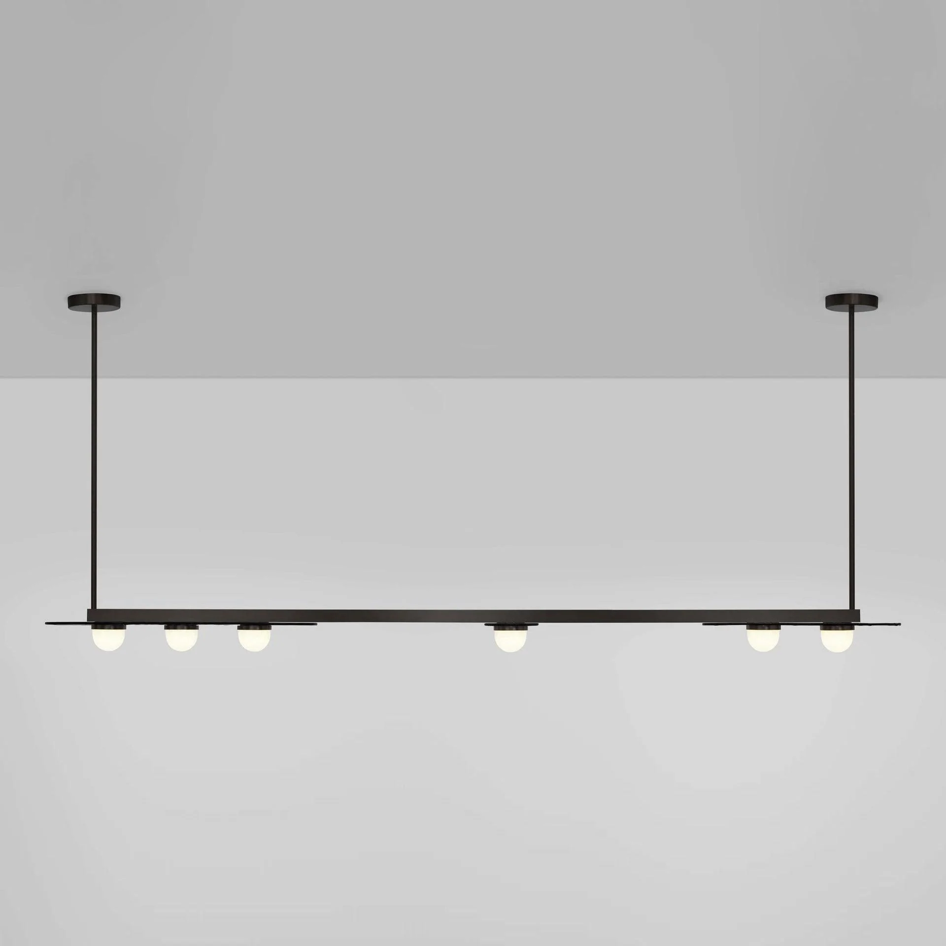 Люстра Modulo Horizontal - 138см x 88см x 80см, золотой, холодный свет