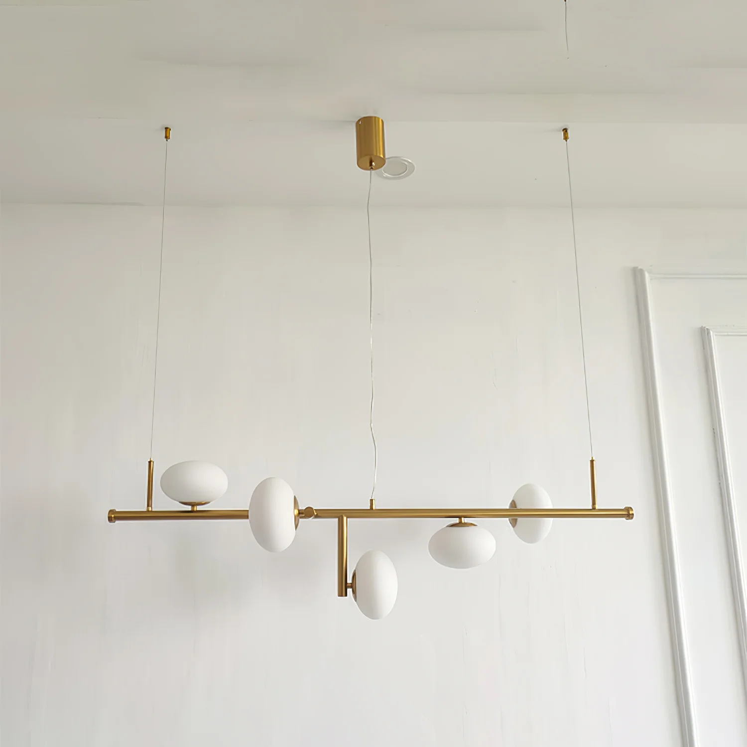 Люстра Sphere Balance - 6 плафонов, 150см x 47см x 36см, золотой