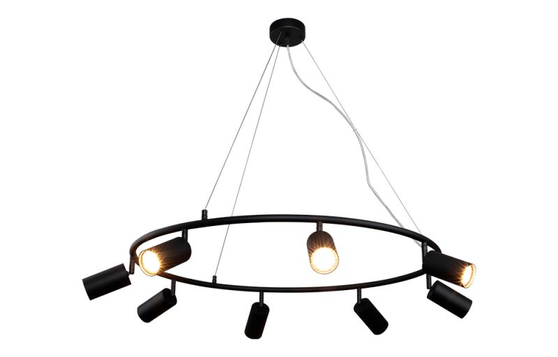 Светильник подвесной Crystal Lux CLT 015 CLT 015C8 D800 BL