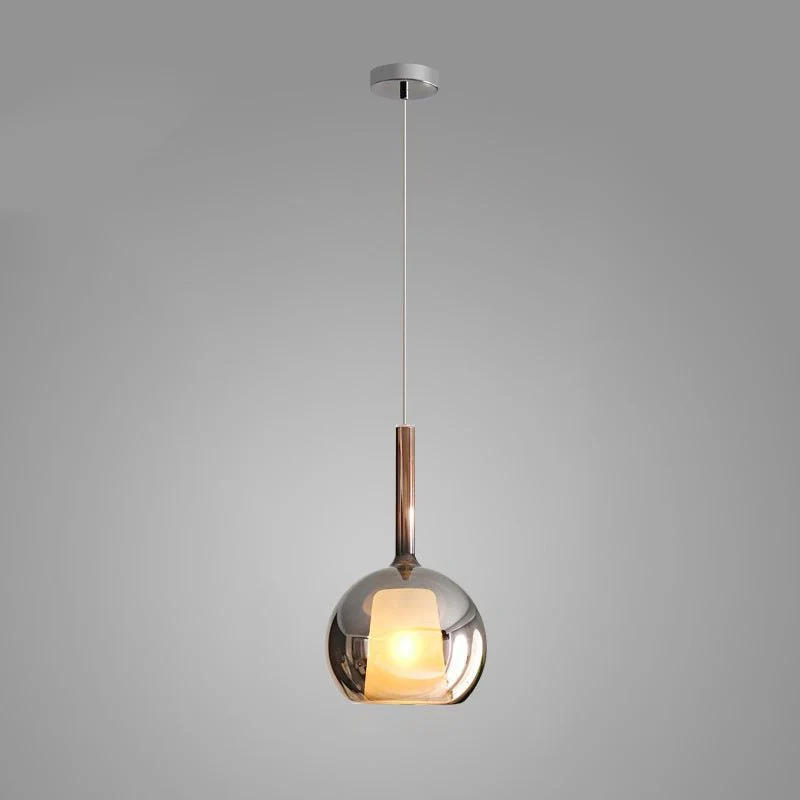 Подвесной светильник Glo - ∅25см x 43см, янтарь