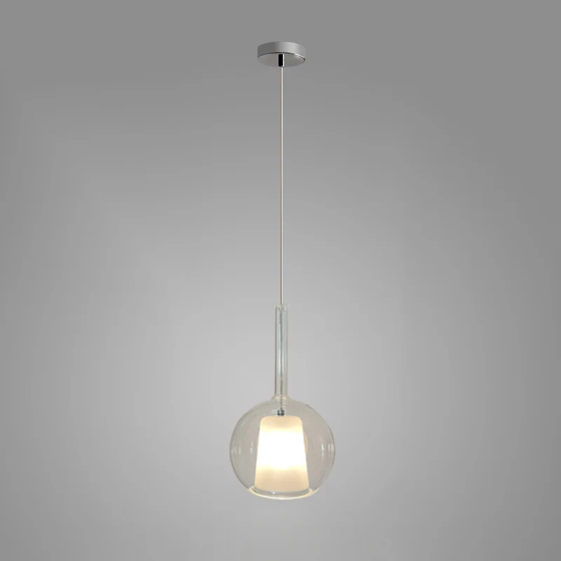 Подвесной светильник Glo - ∅25см x 43см, янтарь