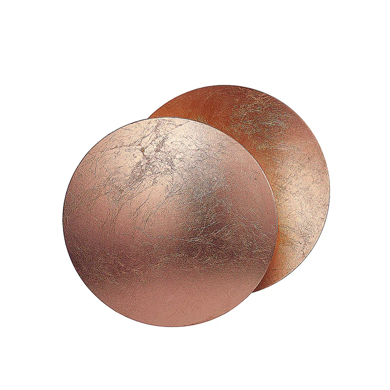 Giorgio Wall Lamp - Dia 25cm x H 25cm Set of 2 / Black & Bronze / Cool Light