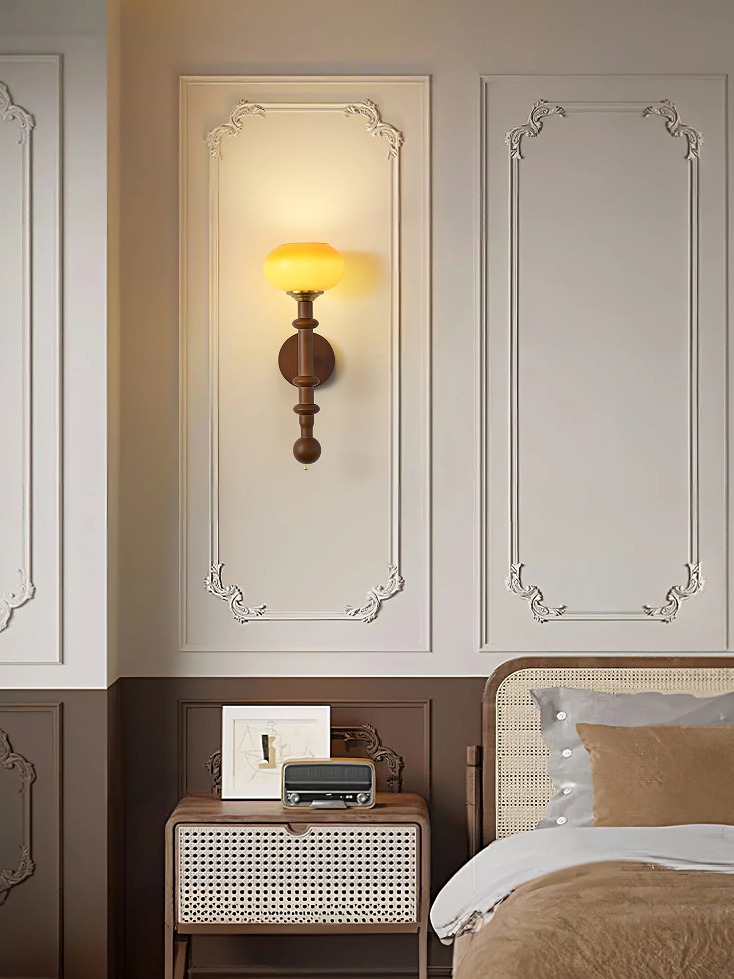 Roma Wall Sconce - Model A1: ∅ 7.1″ x H 19.7″ / Set of 2