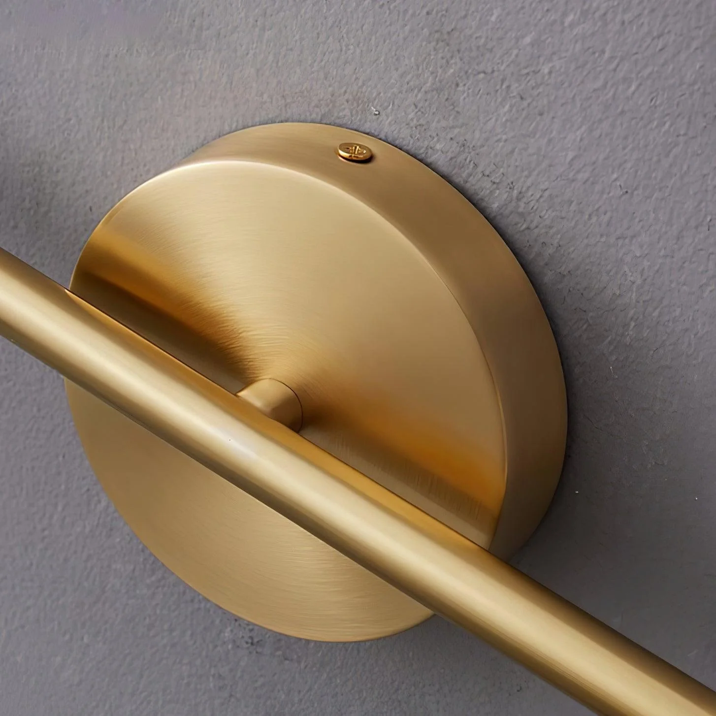 Rotatable Spotlight Wall Light - 2 heads Set of 2 / Black brushed gold