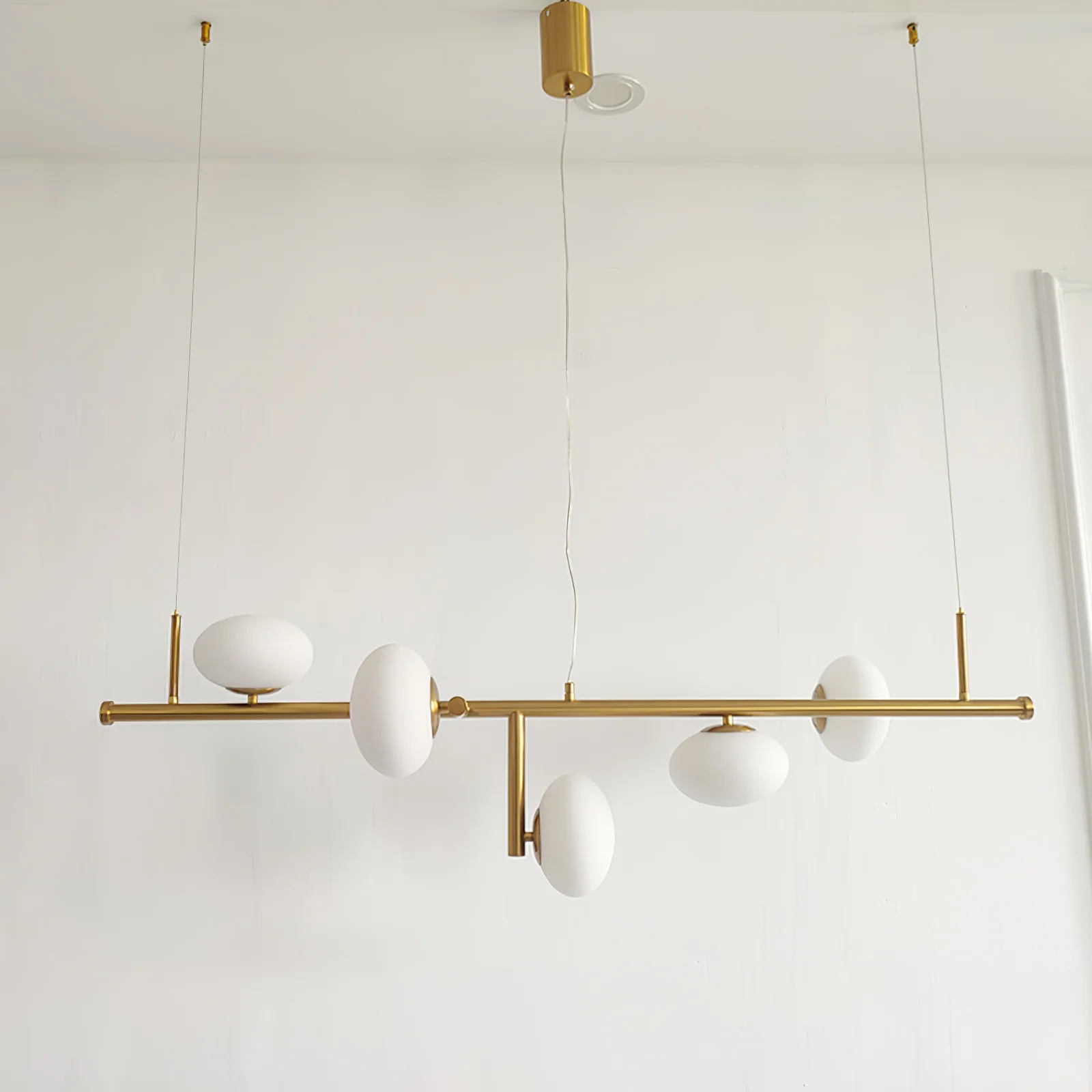 Люстра Sphere Balance - 6 плафонов, 150см x 47см x 36см, золотой