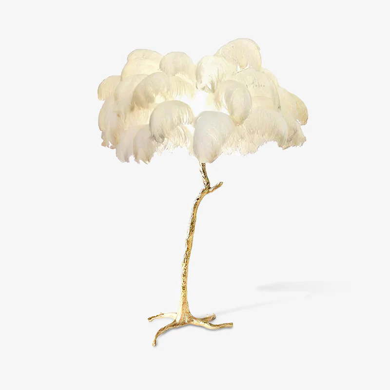 Торшер Ostrich Feather Brass - латунь, натуральный