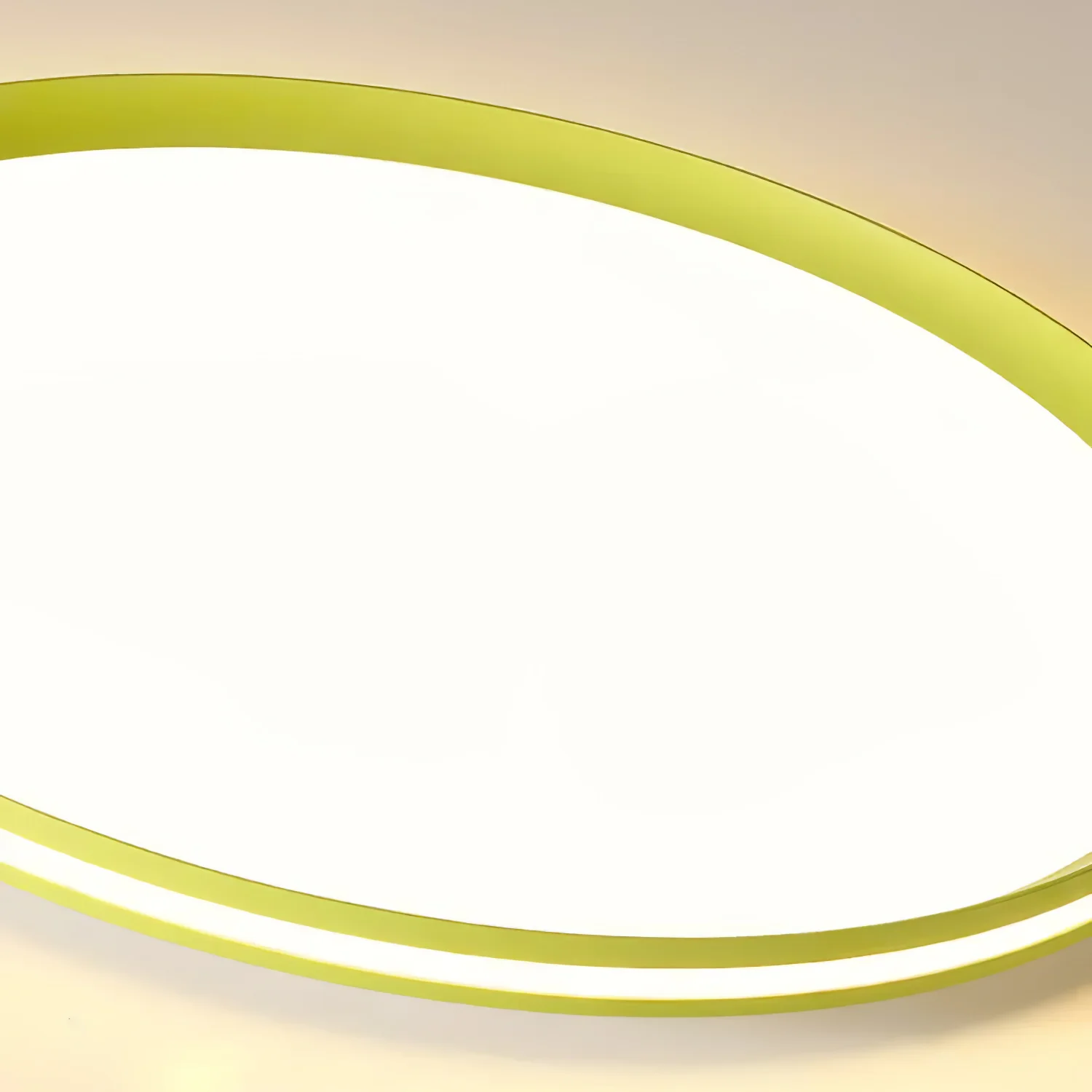 Потолочный светильник Acrylic Circular LED - ∅40см x 3см, зеленый, 3000-6500К