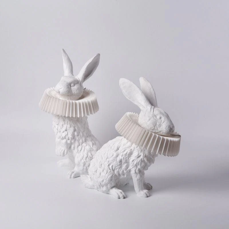 Rabbit X Table Lamp - Sit: ∅ 11.8″ x H 12.6″ / Cool Light / UK plug