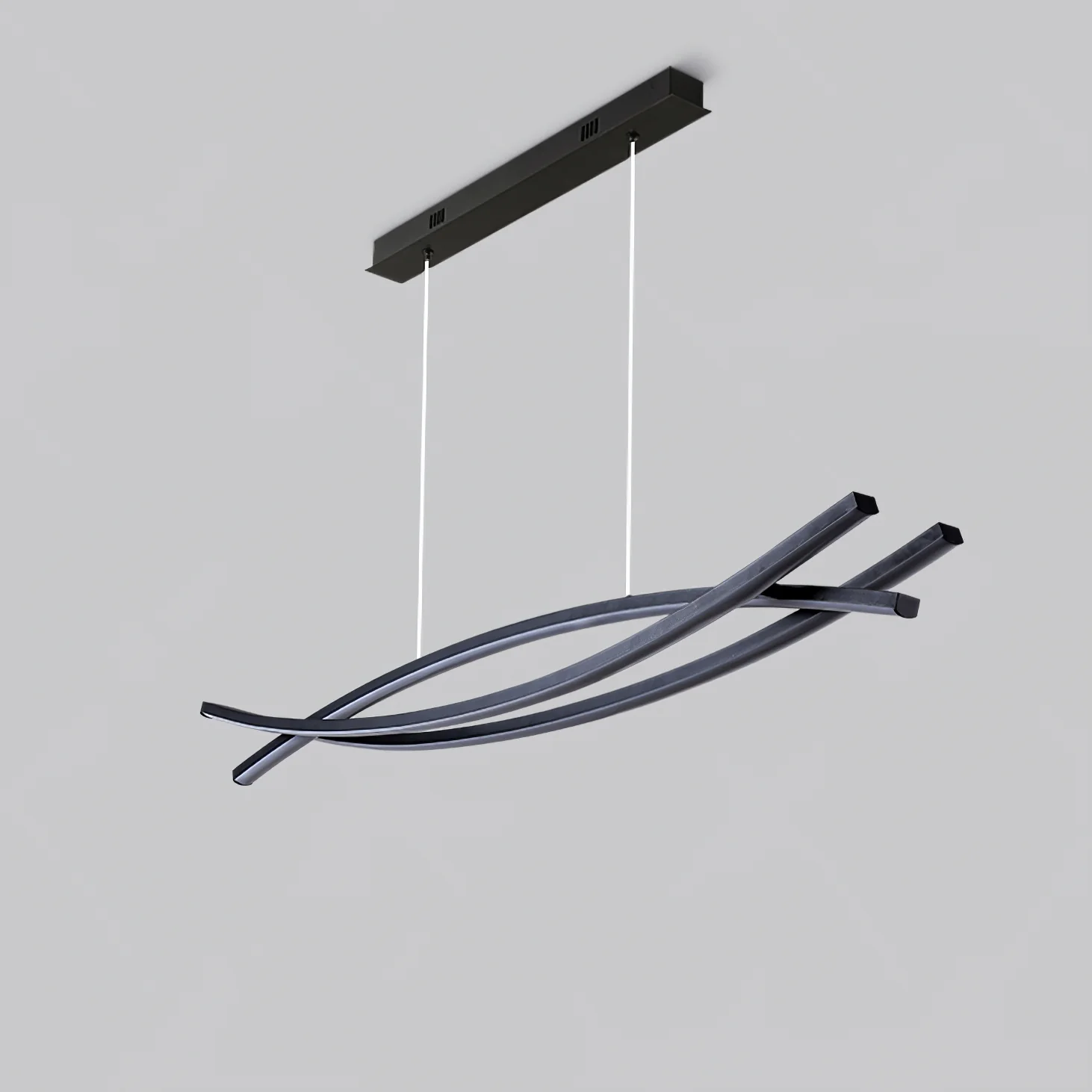 Люстра Wishbone LED - ∅120см x 150см, черный, 3000-6500К