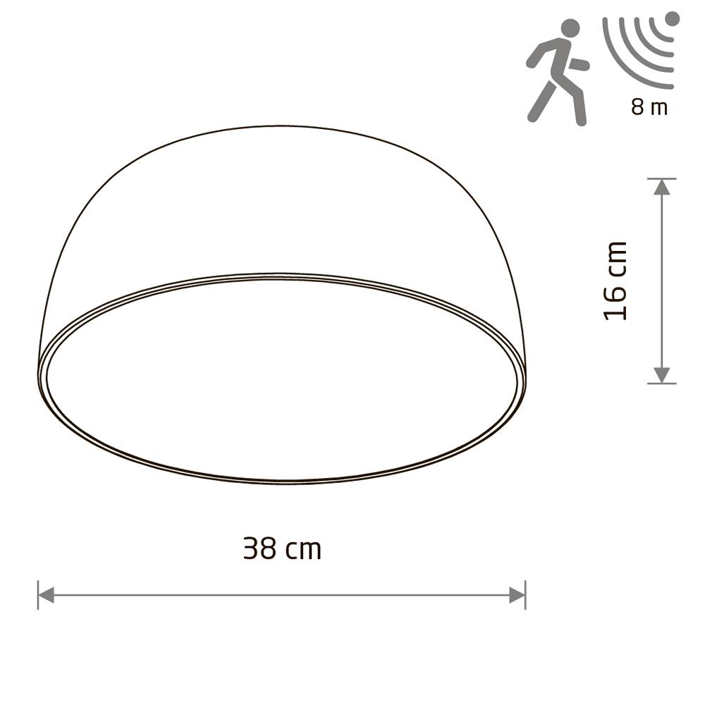 Потолочный cветильник Nowodvorski Satellite S Sensor E27 75W 8011