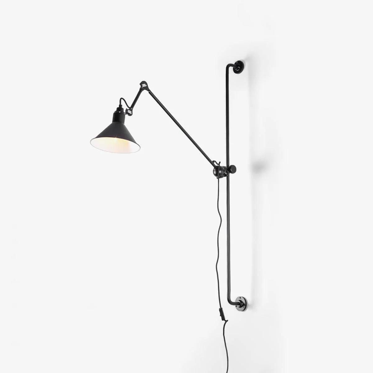 Настенный светильник Support Frame Rocker - ∅21см x 118см, желтый, черный