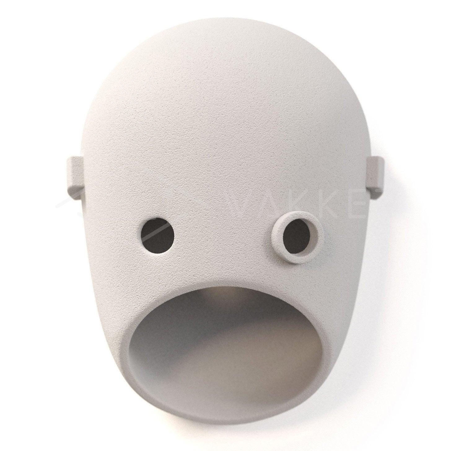 Mask Wall Light - Glen ∅ 7.1″ x H 8.7″ Set of 2 / Light Grey