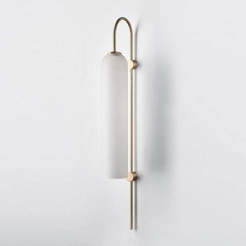 Настенный светильник Modern Glass - 19см x 80см, золотой, прозрачный