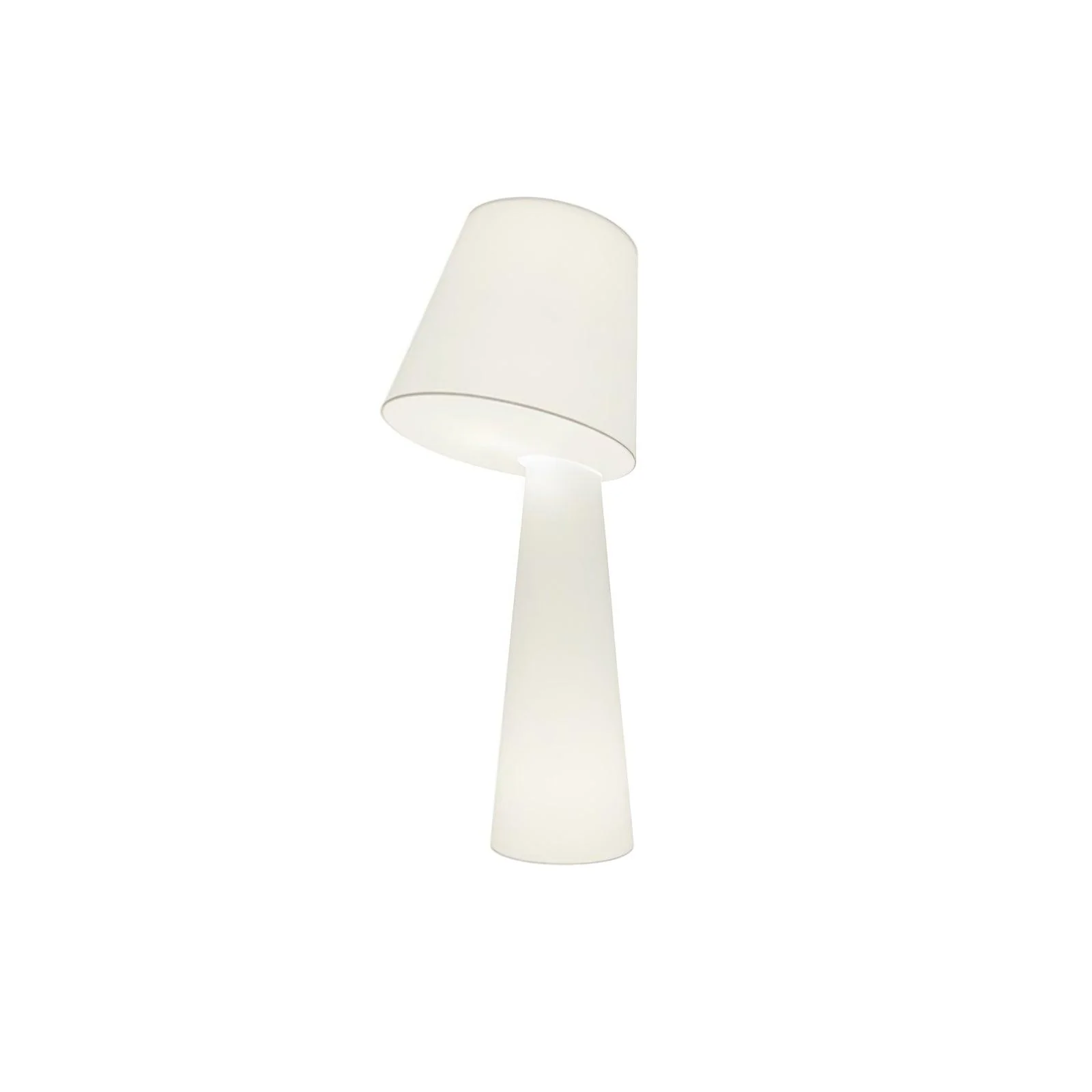 Торшер Column Fabric - модель C, ∅48см x 181см, белый