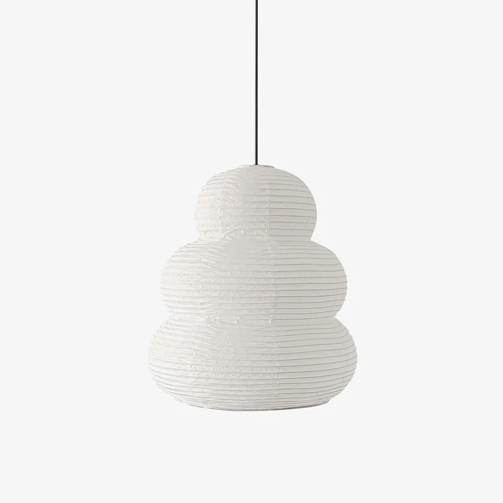 Подвесной светильник Rice Paper 24N - ∅40см x 50см, белый