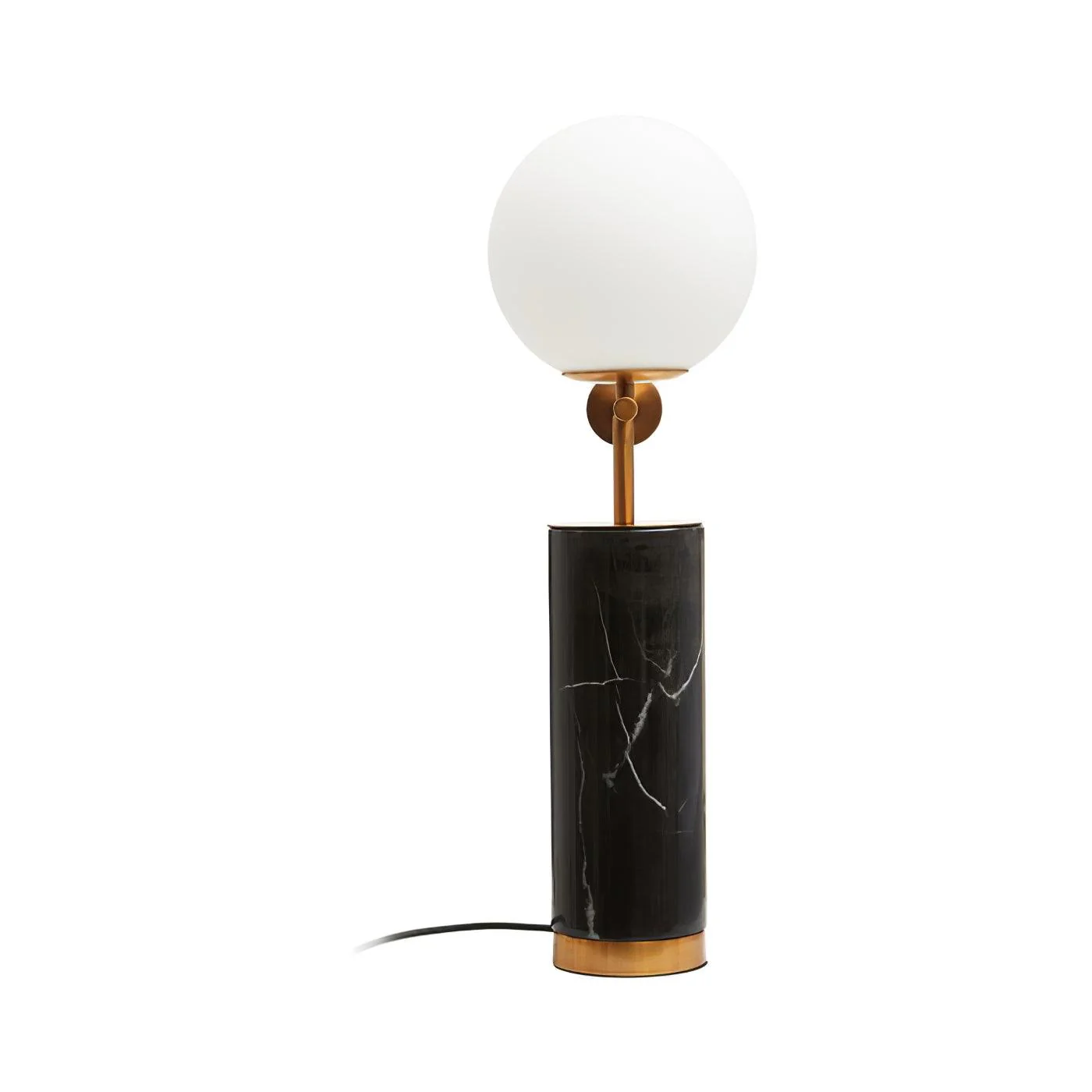 Bendik Ceramic Desk Lamp - ∅ 19.7″ x H 25.2″ / Dia 50cm x H 64cm / Black+Gold / AU plug