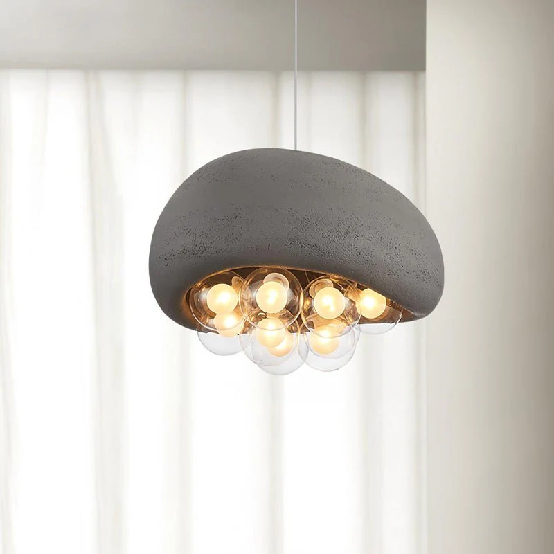 Подвесной светильник Khmara Bubbles - ∅60см x 42см, серый