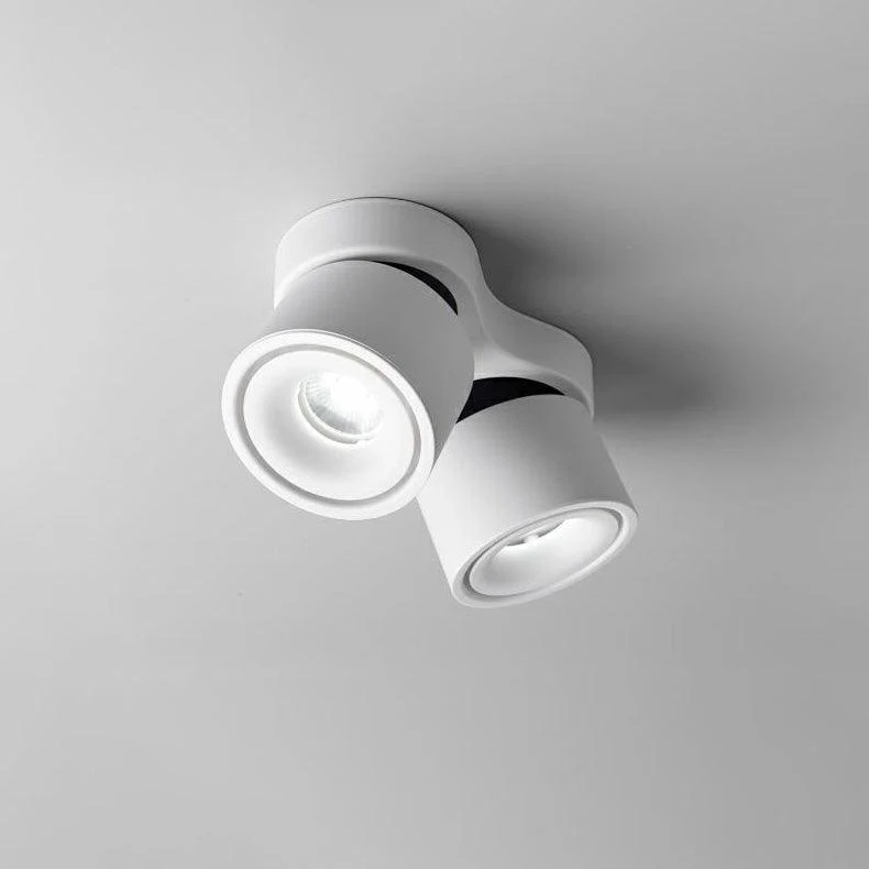 Трековый светильник Rotating Folding -  модель B, 3 источника света, черный, холодный свет, 10 шт