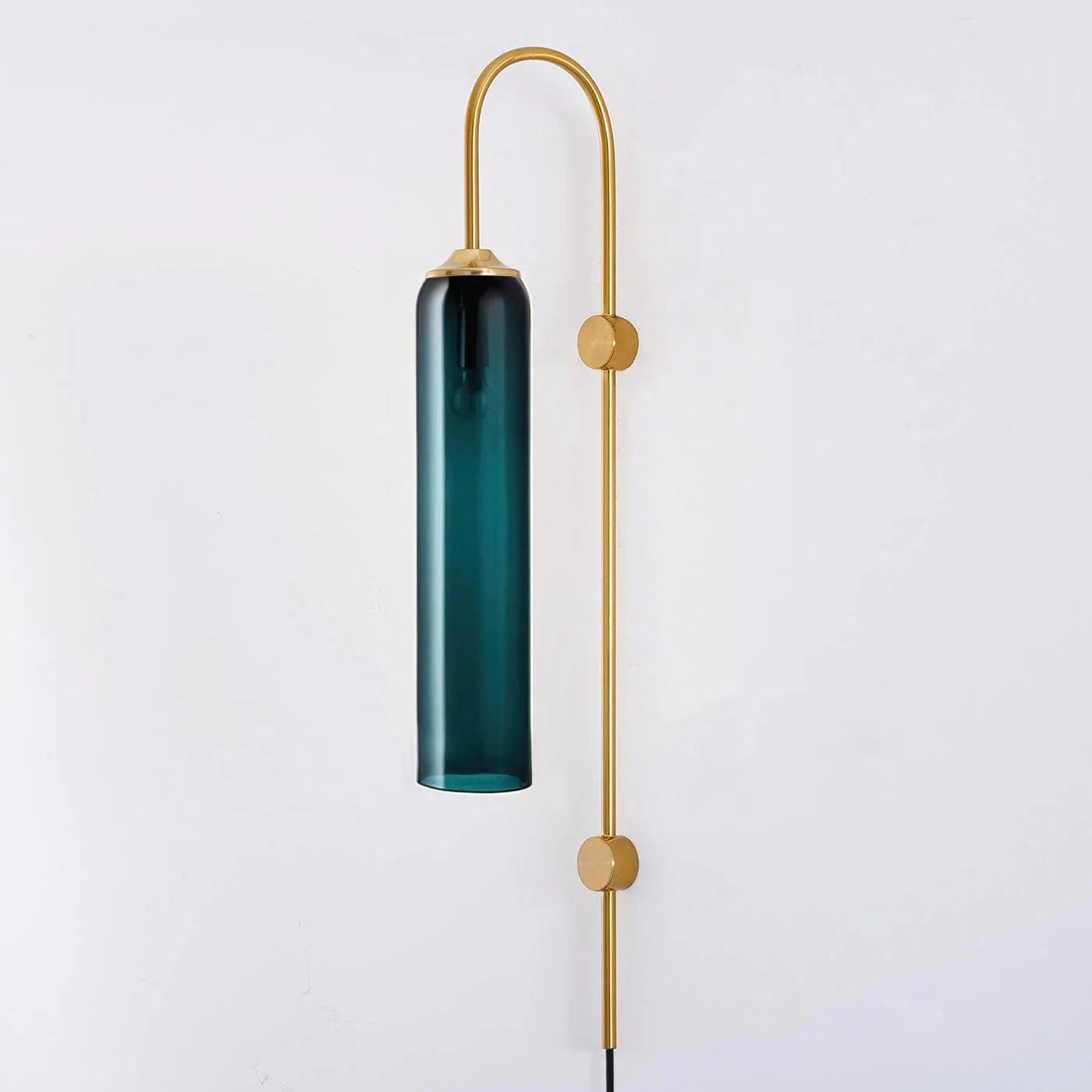 Настенный светильник Modern Glass Plug-In - черный, голубой