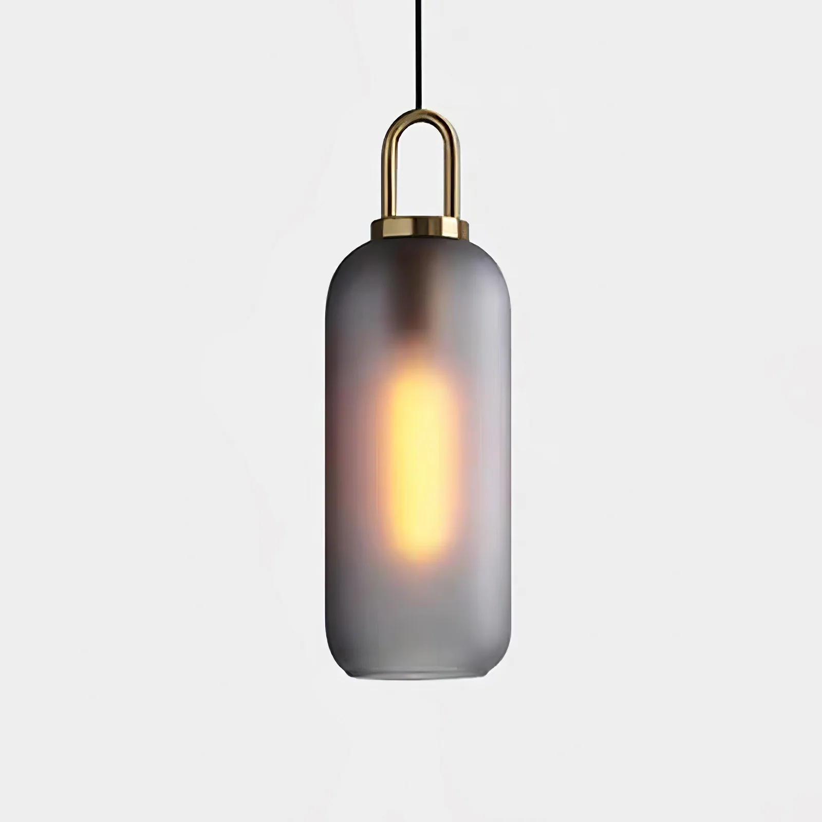 Подвесной светильник Glass Pendant Swag - ∅25см х 34см, прозрачное стекло