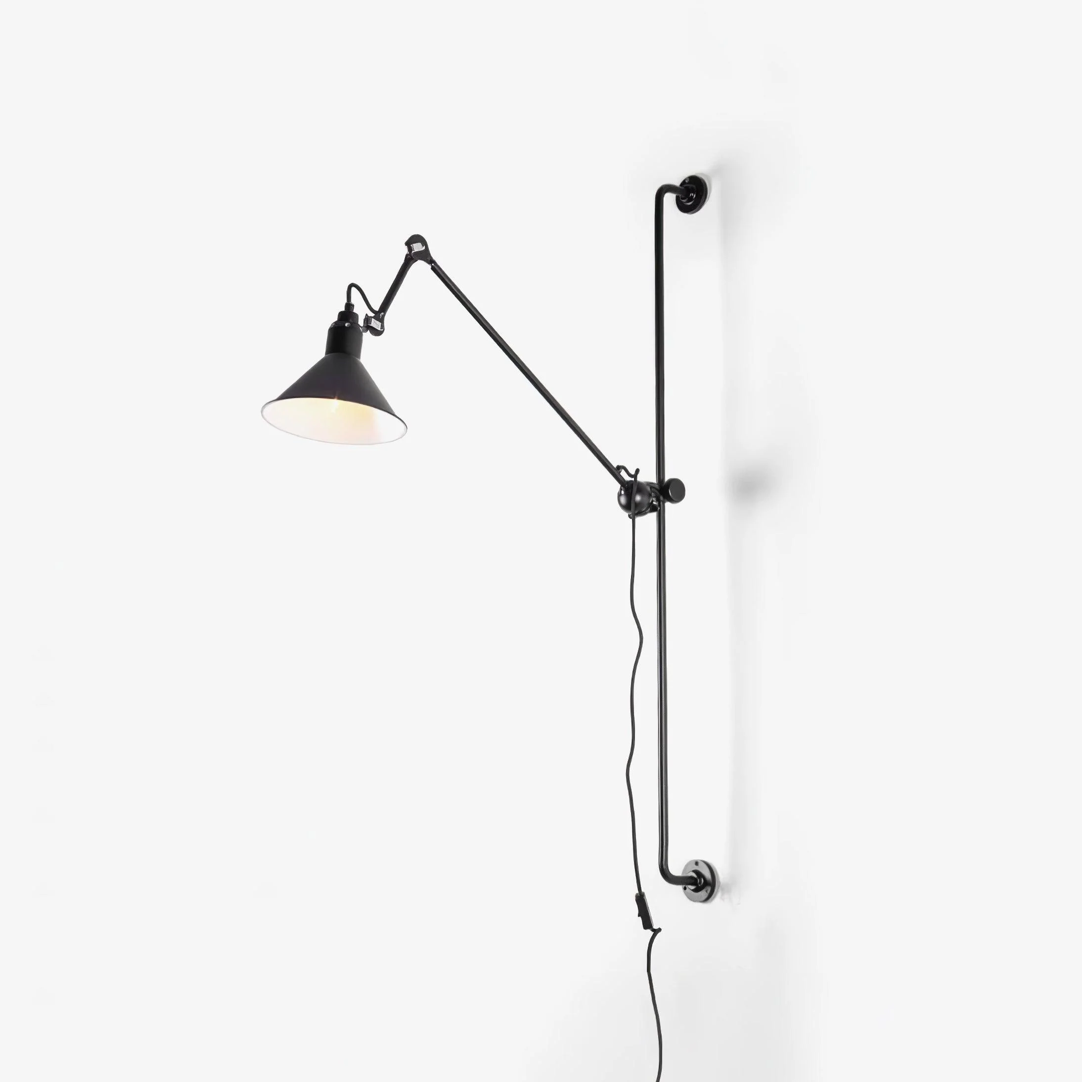 Настенный светильник Support Frame Rocker - ∅21см x 118см, желтый, черный