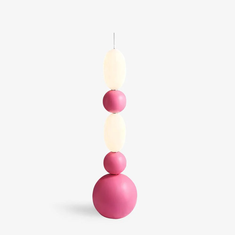 Bola Floor Lamp - ∅ 15.7″ x H 62.9″ / Dia 40cm x H 160m / Orange / UK plug