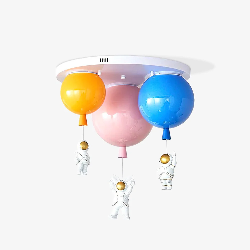 Потолочный светильник Astronaut Glossy Balloon - 5 источников света ∅70см, модель C
