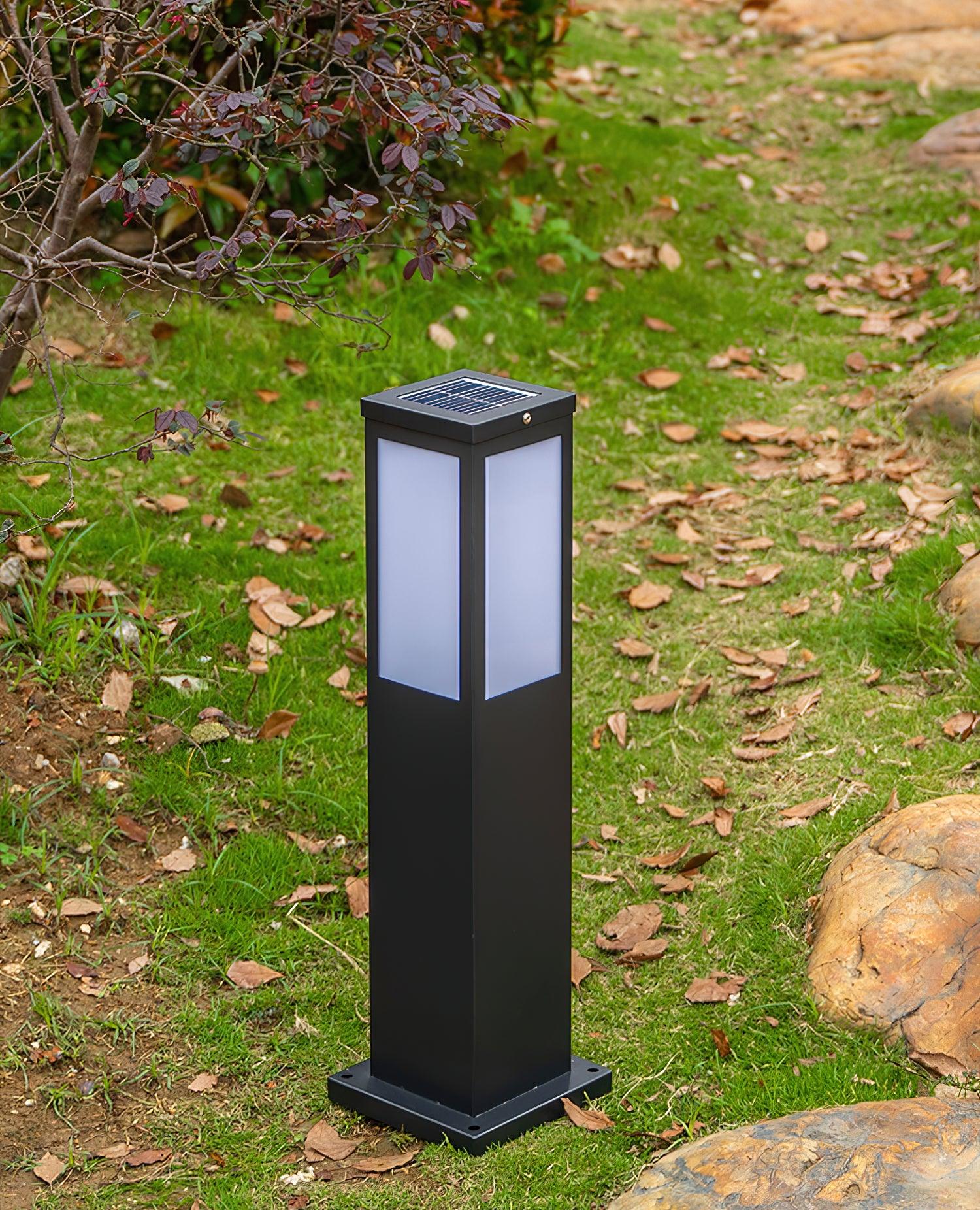 Уличный светильник Kuzco Bollard  - ∅14см х 60см, черный, теплый свет