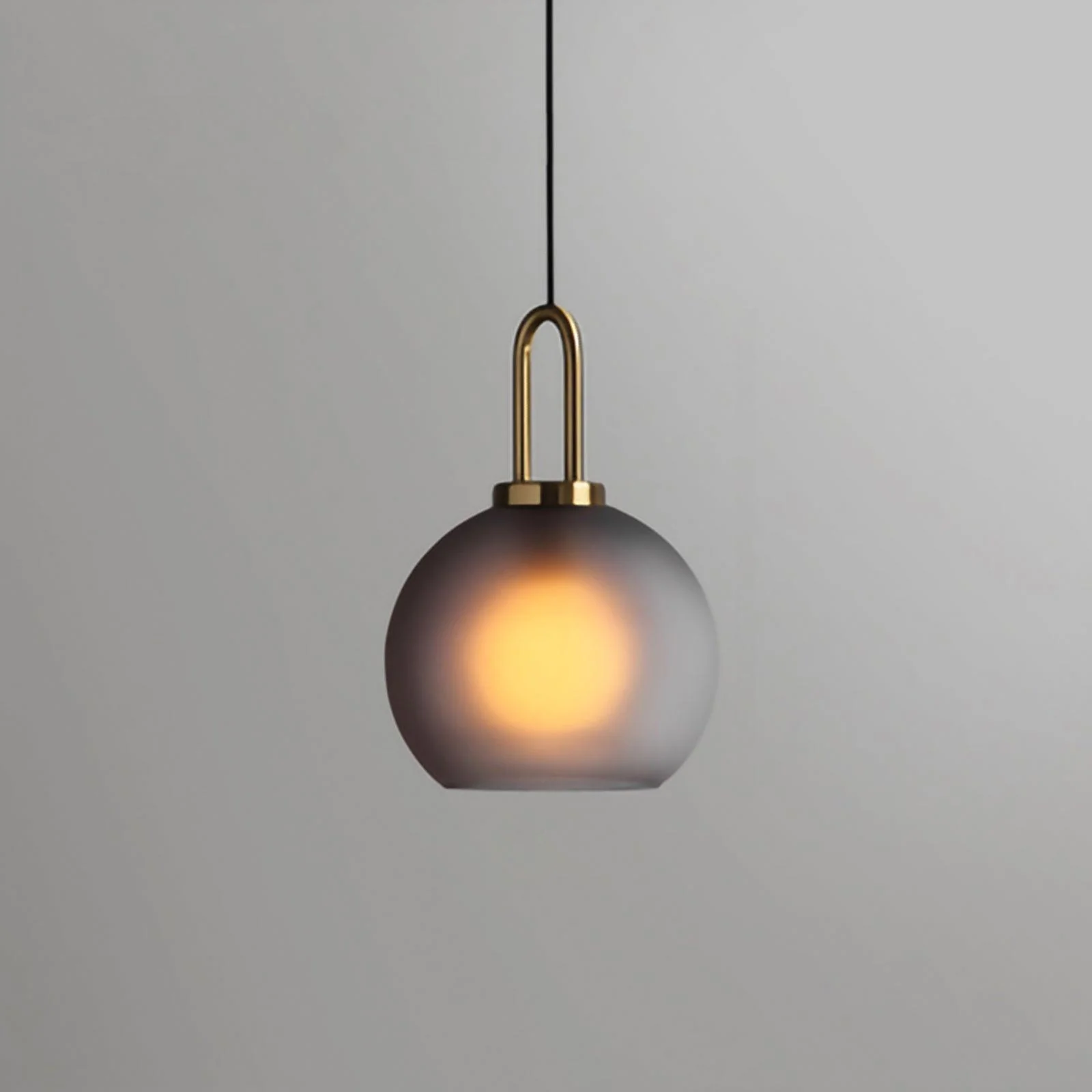 Подвесной светильник Glass Pendant Swag - ∅25см х 34см, прозрачное стекло