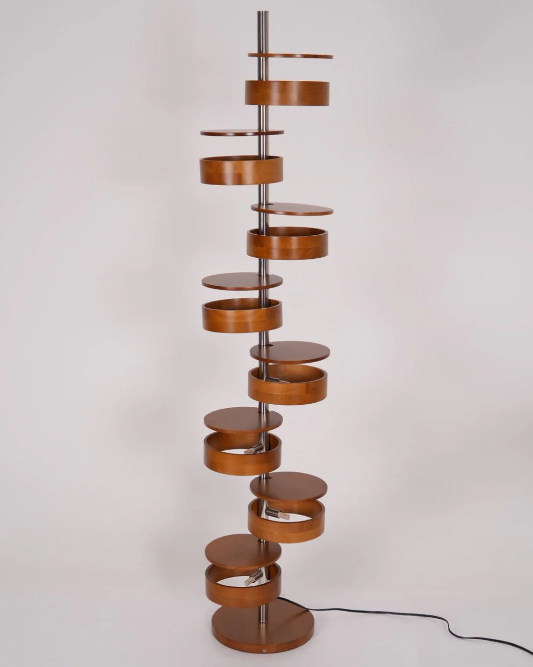 Торшер Luminis Wooden - ∅35см х 170см, орех