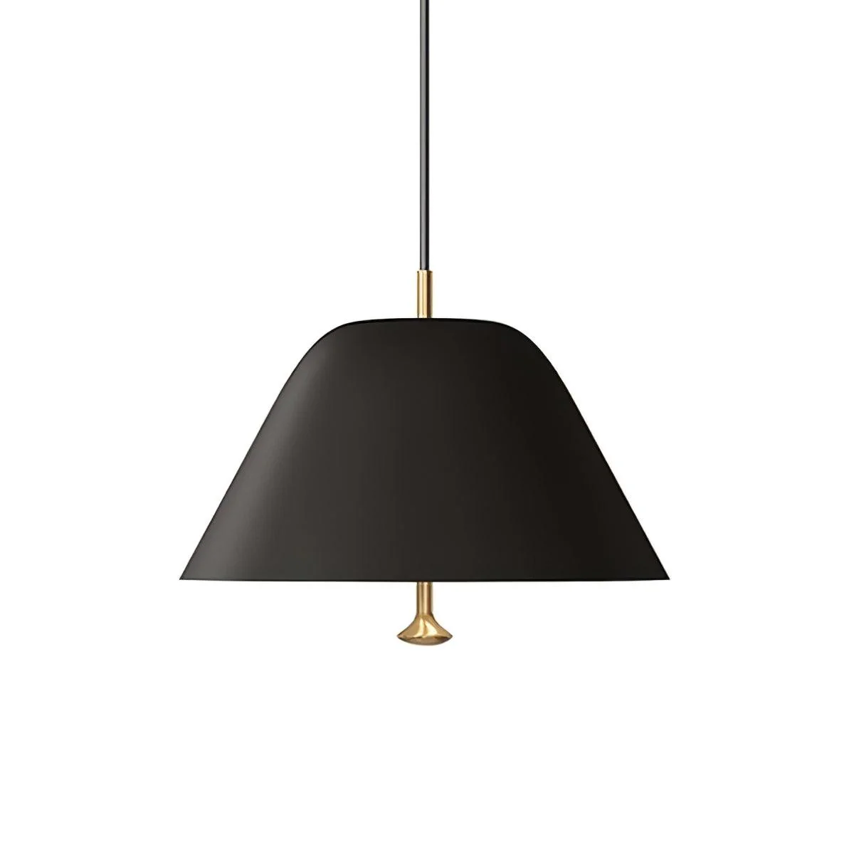 Подвесной светильник Minimalist - ∅28см x 150см, белый, черный