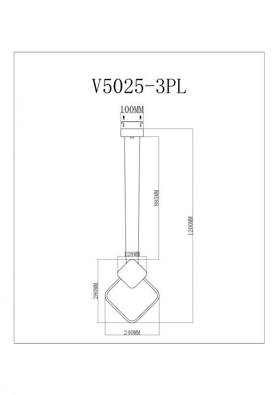 Светильник Moderli Store V5025-3PL