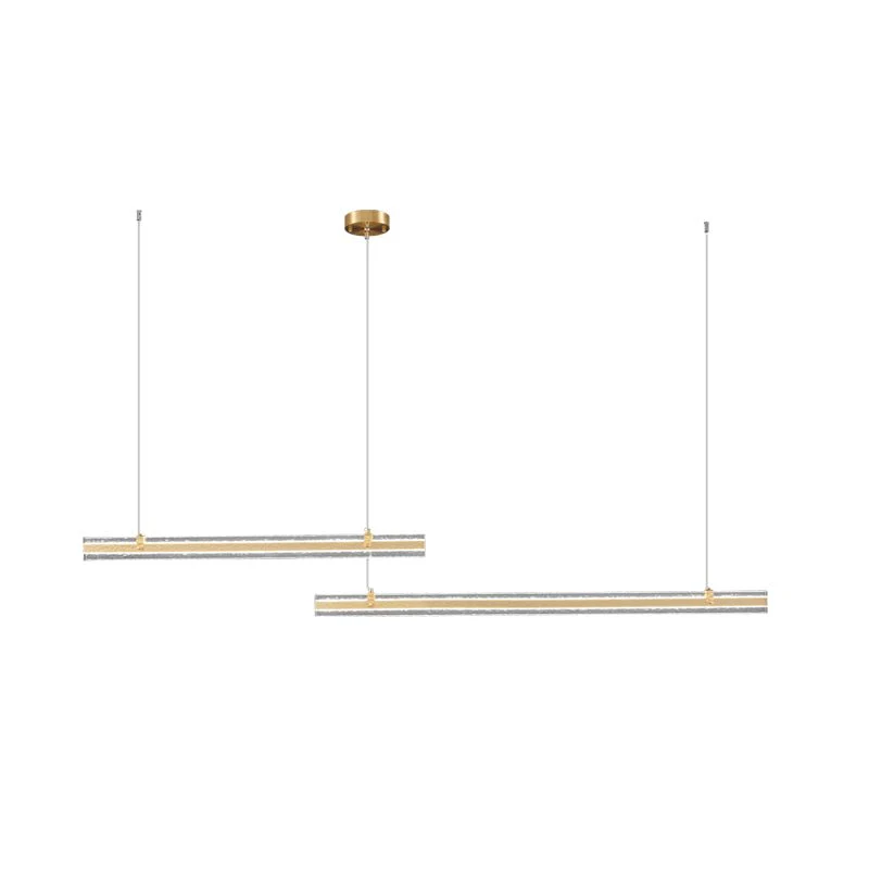 Подвесной светильник Linear Ribbon Island - 150см x 12см x 20см, черный, 3000-6500К