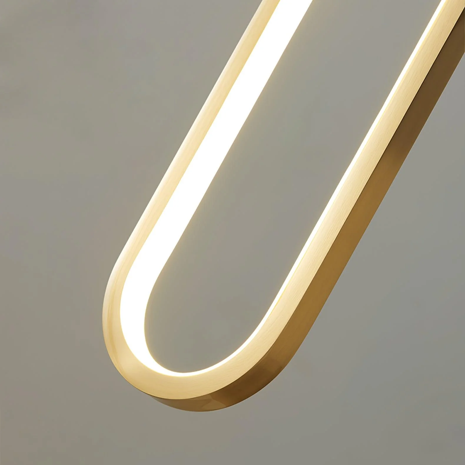 Подвесной светильник Oval Rings - ∅9см x 55см, черный, 3000-6500К