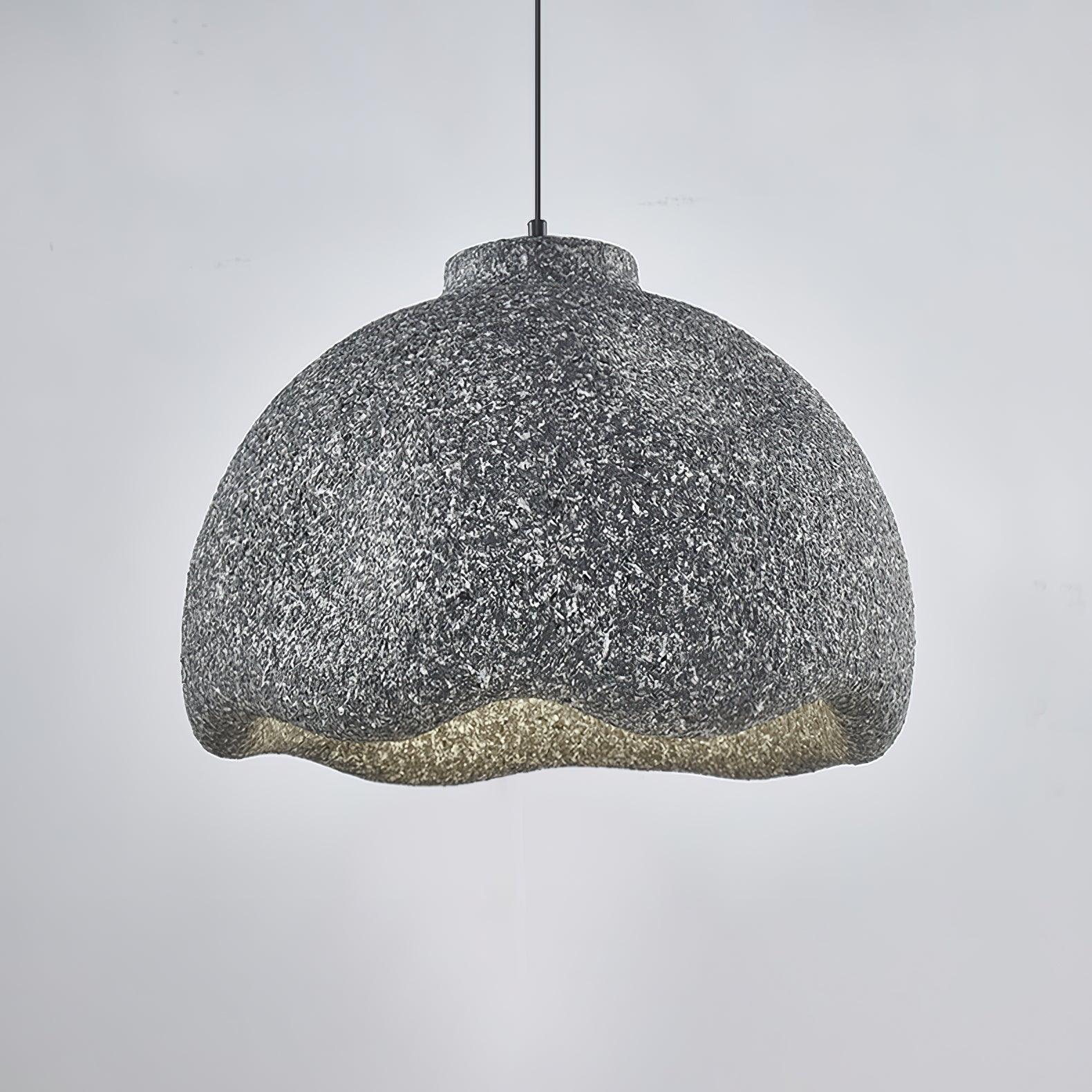 Подвесной светильник Bells Speckled - ∅35см x 26см, светло-серый