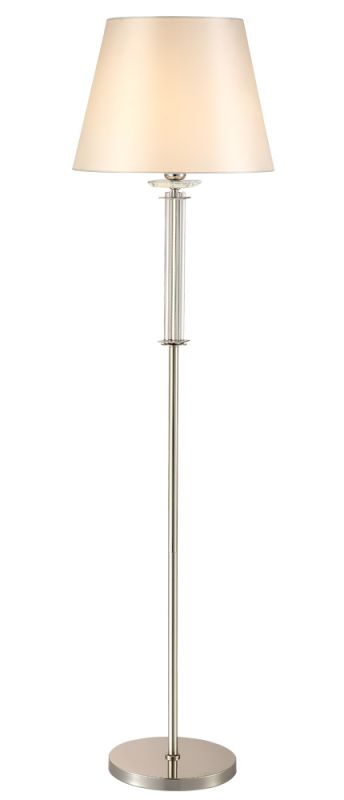 Торшер Crystal Lux NICOLAS NICOLAS PT1 NICKEL/WHITE