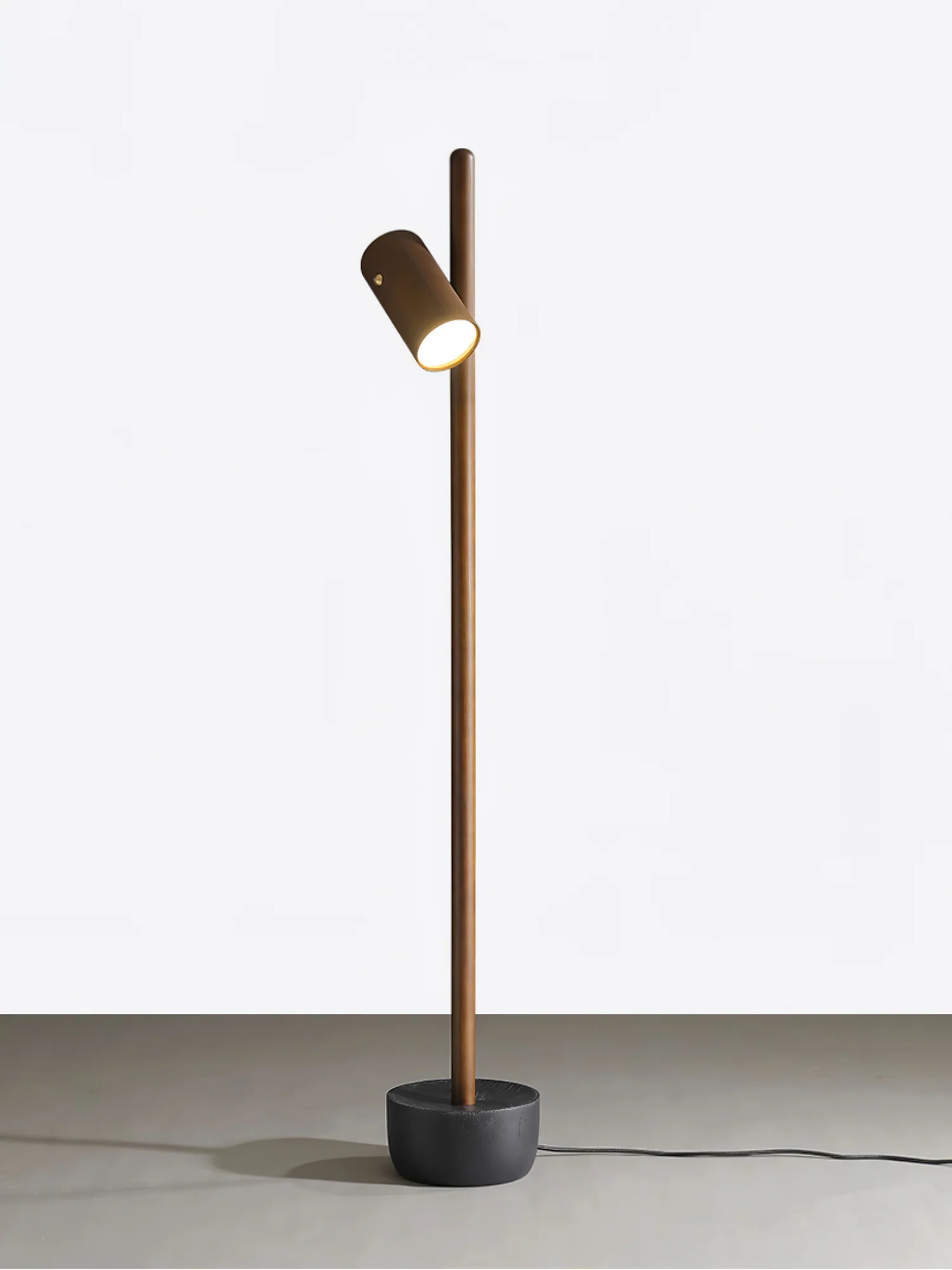 Торшер Spotlight Wood - ∅20см x 131см, орех