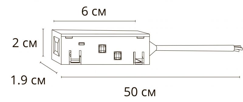 Коннектор-токопровод для шинопровода Arte Lamp LINEA-ACCESSORIES A481133