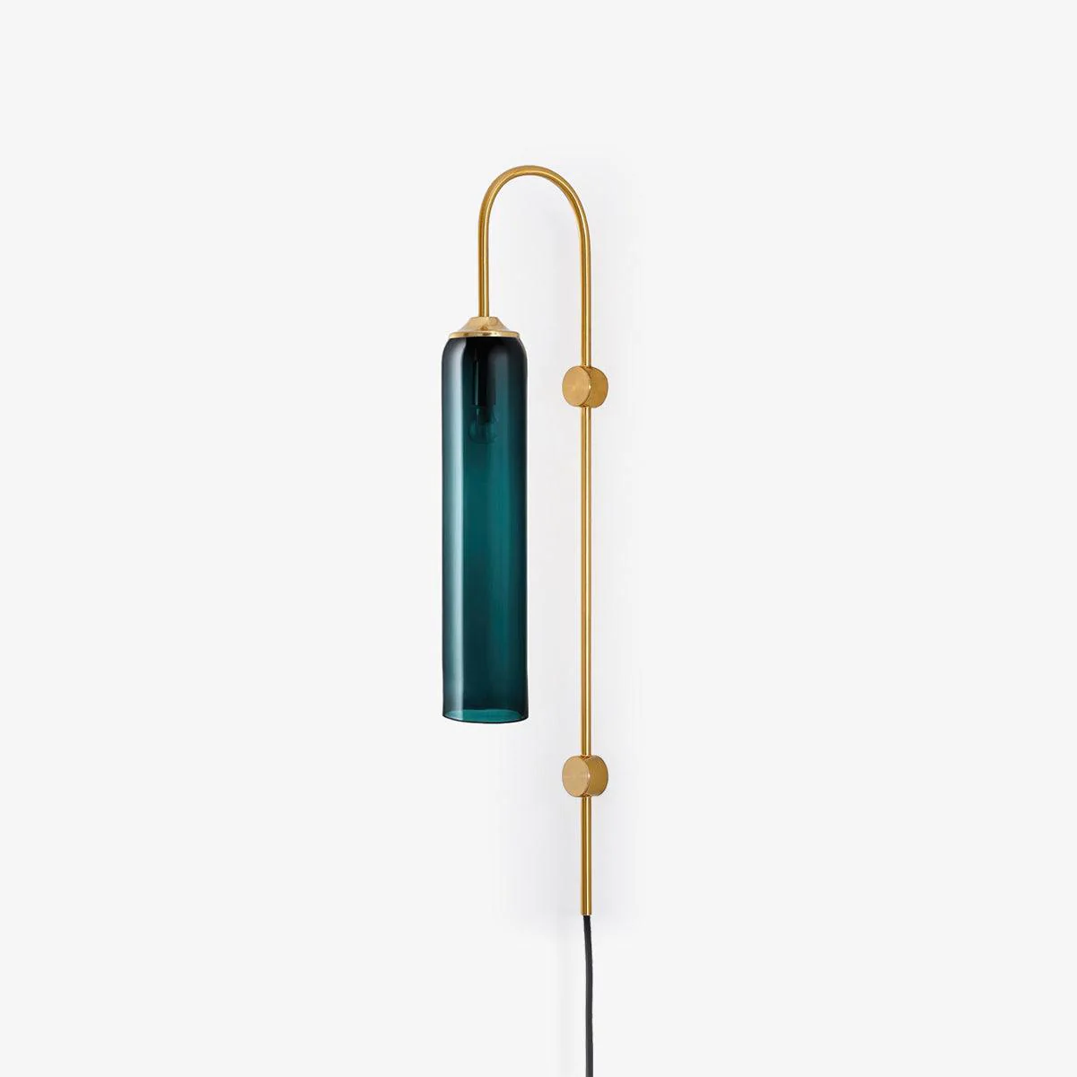 Настенный светильник Modern Glass Plug-In - черный, голубой