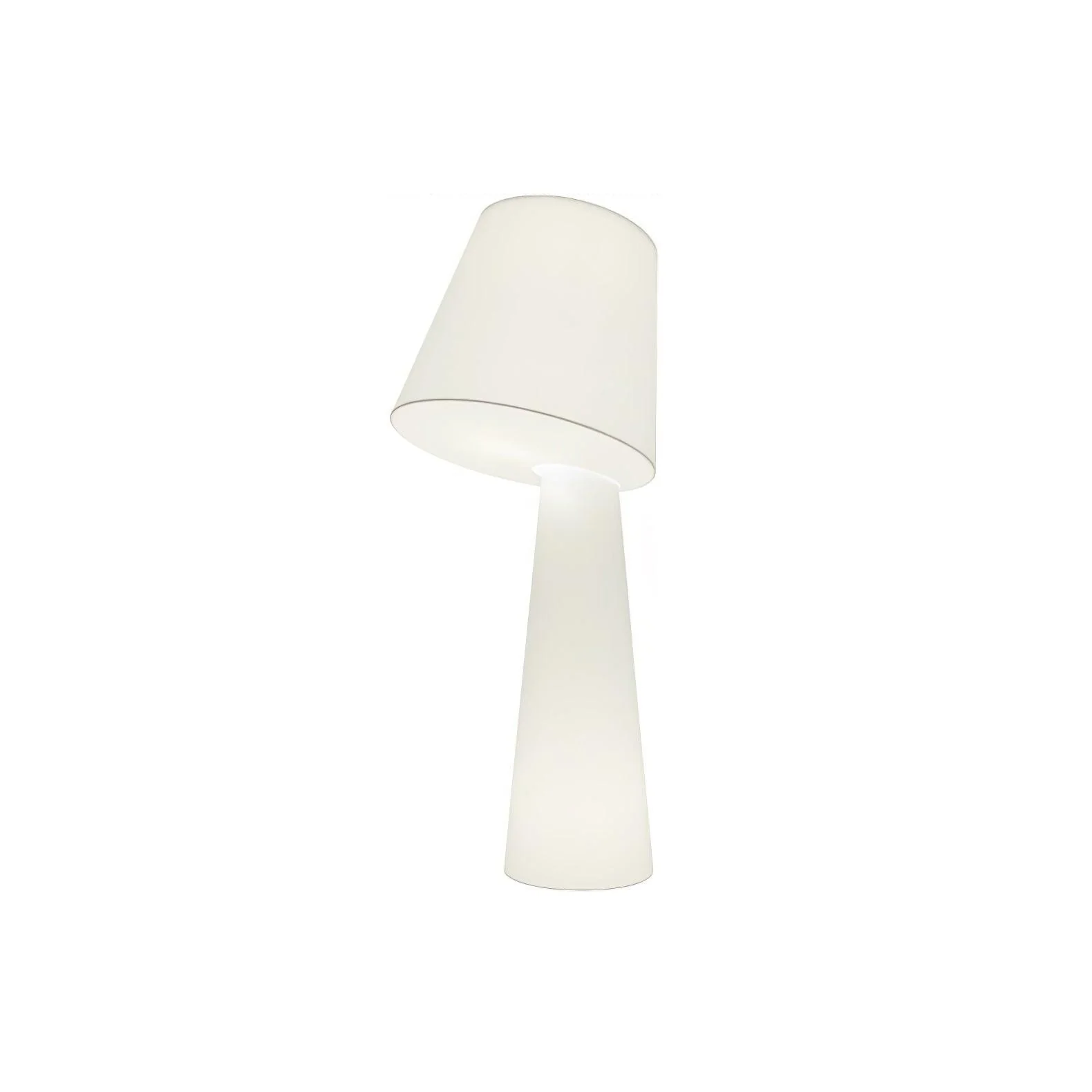 Торшер Column Fabric - модель C, ∅48см x 181см, белый