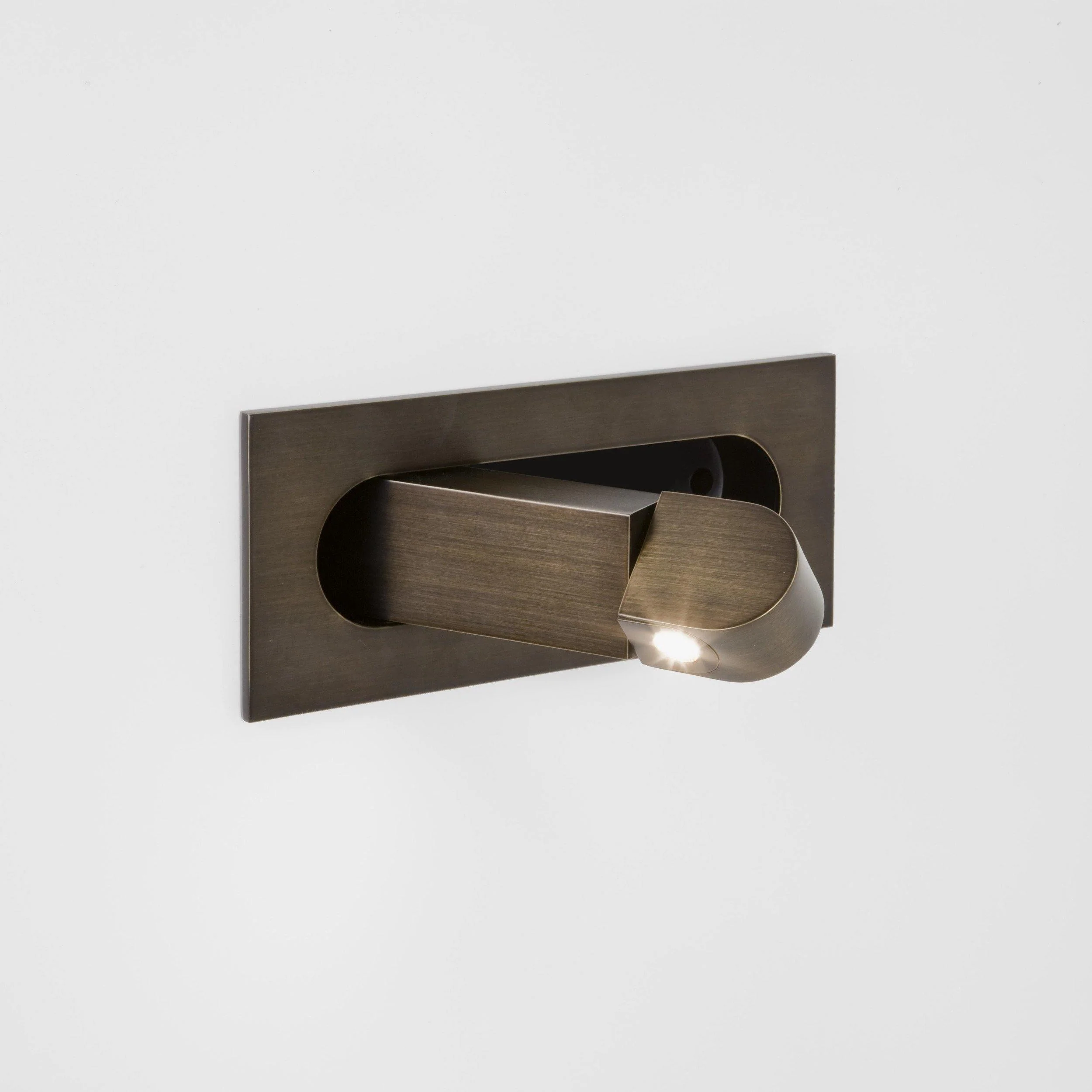 Настенный светильник Modern LED Bedside - ∅19см x 8см, медь, теплый свет, диммер